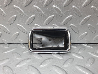 W108 chrome frame for door opener left used OEM