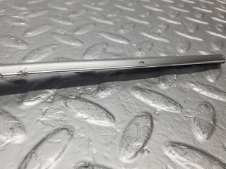 W123 front left door chrome moulding trim used OEM