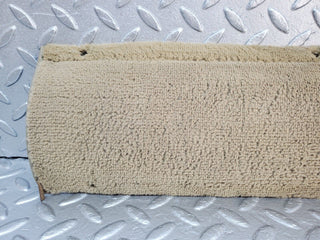 W126 front left door sill carpet beige used OEM