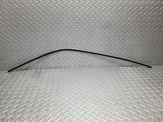 W140 front left door window chrome frame used OEM