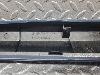 R129 SL a pillar cover left side blue used OEM