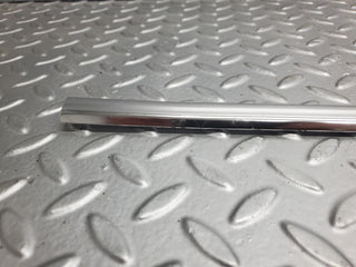W123 front left door chrome moulding trim used OEM