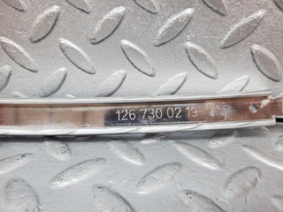 45814 Mercedes-Benz W126 420SE Rear Right Chrome Window Channel 1267300219