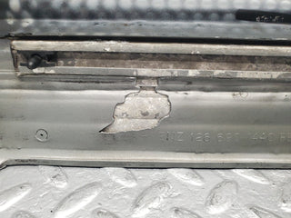 W126 Coupe rear right fender wing lower moulding trim used OEM