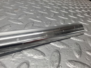 W123 rear left door chrome moulding trim used OEM