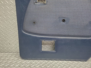 W123 rear right door card blue used OEM