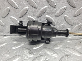 W140 rear left door lock vacuum actuator with linkage rod used OEM