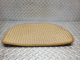 W124 Cabriolet rear left floor carpet beige used OEM