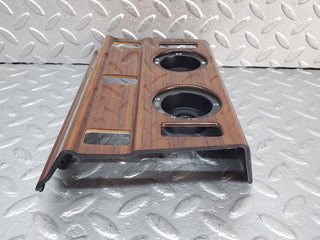 44600 Mercedes-Benz W124 220E Heater Control Panel Wood Trim 1246830275