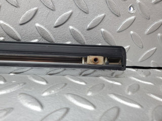 W123 trunk boot lid chrome moulding trim used OEM