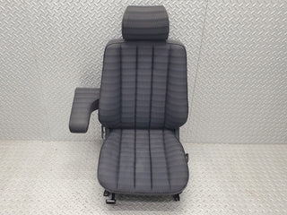 W201 Baby Benz front left passenger seat black used OEM