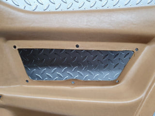 W126 Coupe rear right card panel beige used OEM