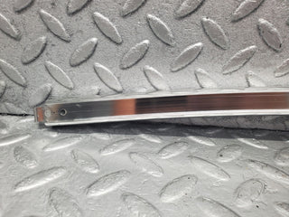 W123 rear right door chrome window channel used OEM