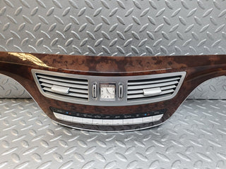 W221 dashboard wood moulding trim used OEM