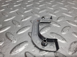 W123 interior chrome door latch trim right used OEM