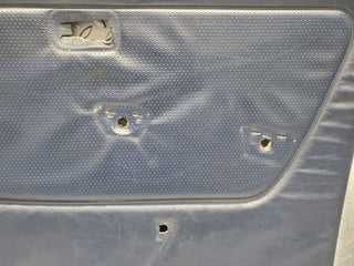 W123 Lang front right door card blue used OEM