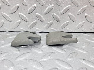 W124 front seat rail trim cover grey used OEM