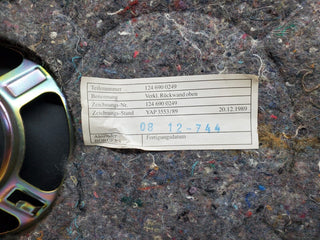 44696 Mercedes-Benz W124 220E Parcel Shelf With Speakers Grey 1246900249