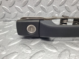 W201 Baby Benz front right door exterior handle with key used OEM