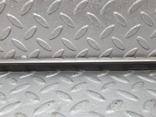 W108 rear left door centre moulding trim used OEM