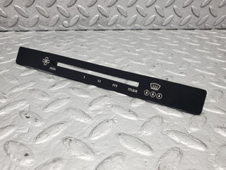 W201 Baby Benz heater control panel bezel trim used OEM