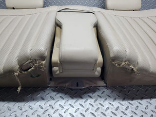 W126 rear seat leather beige used OEM