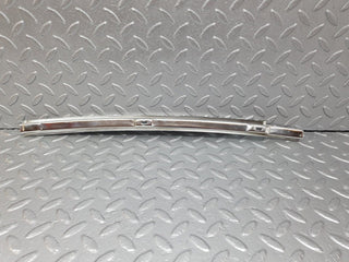W108 rear left door window chrome channel used OEM