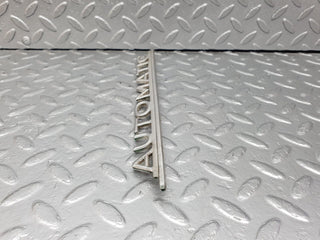 43183 Mercedes-Benz W108 280SE Trunk Badge Emblem Automatic