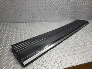 W126 Coupe left door lower moulding trim used OEM