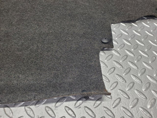 W201 Baby Benz fuel tank cover carpet grey used OEM