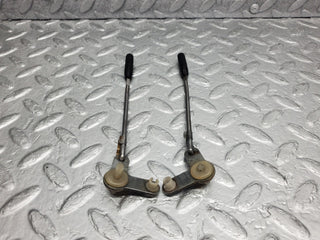 W126 Coupe door lock knob pair used OEM