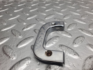W123 interior chrome door latch trim right used OEM