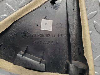 46754 Mercedes-Benz R129 320SL Coupe Mirror Triangle Cover Left Beige 1297250711