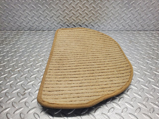 W124 Cabriolet rear left floor carpet beige used OEM