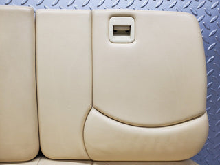 R129 SL rear seat beige leather used OEM