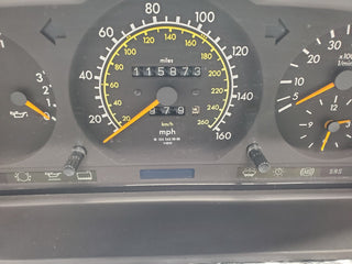 W124 Cabriolet instrument cluster used OEM