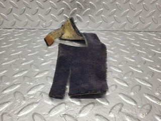 46428 Mercedes-Benz C123 280CE Coupe Front Right Seat Rail Cover Carpet Black