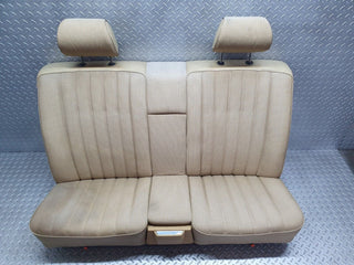 W123 Coupe rear seat beige used OEM