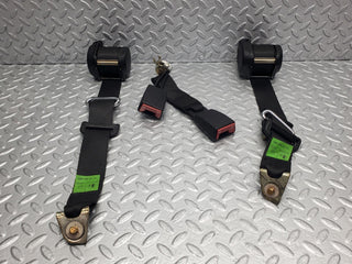 W201 Baby Benz rear seat belt set with buckles used OEM
