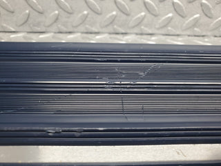 W123 rear right door sill trim blue used OEM