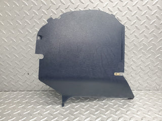 W123 kick panel right side blue used OEM