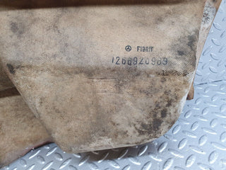 W126 Coupe rear left card panel beige used OEM