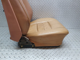 W126 Coupe front right electric passenger seat leather used OEM