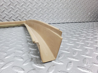 W126 front left door window frame cover used OEM