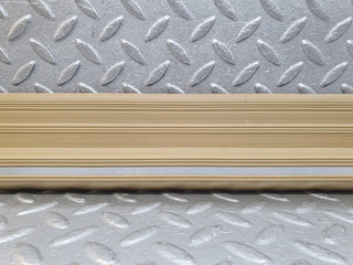 W123 Coupe left door sill trim beige used OEM