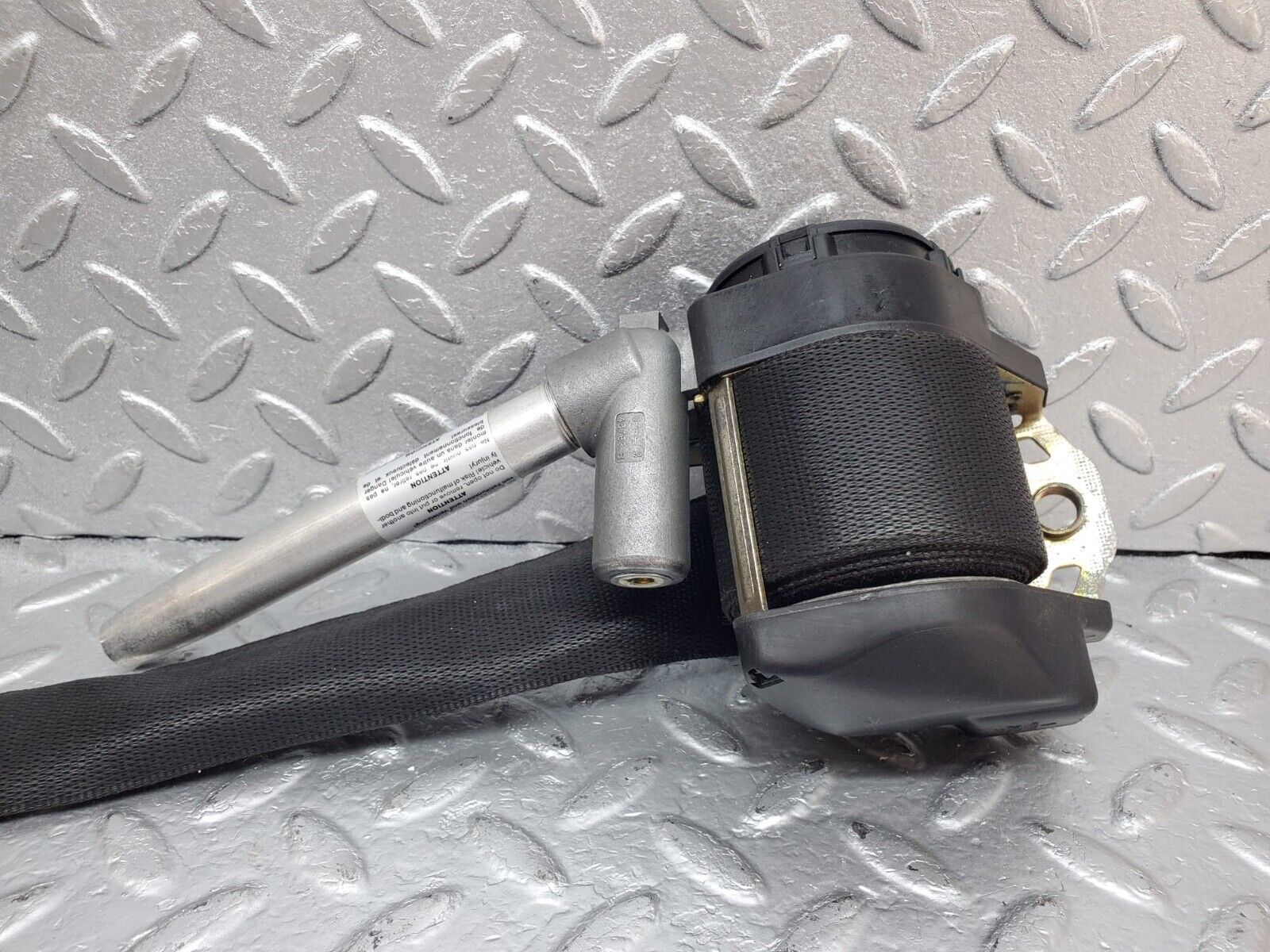 44837 Mercedes-Benz W124 220E Front Right Seat Belt With Buckle 1248600686