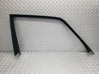 W126 front right inner window frame cover green used OEM