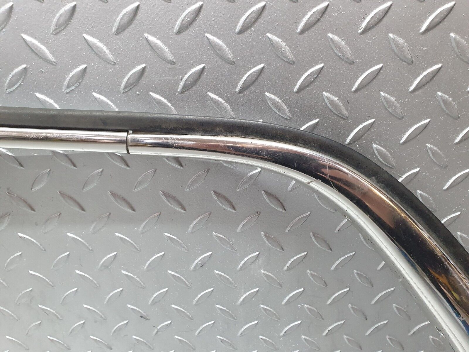 44199 Mercedes-Benz C123 230CE Coupe Roof Chrome Moulding Trim Left Side