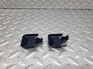 W201 Baby Benz front seat rail trim cover blue used OEM