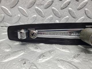 W123 exterior chrome door handle rear used OEM